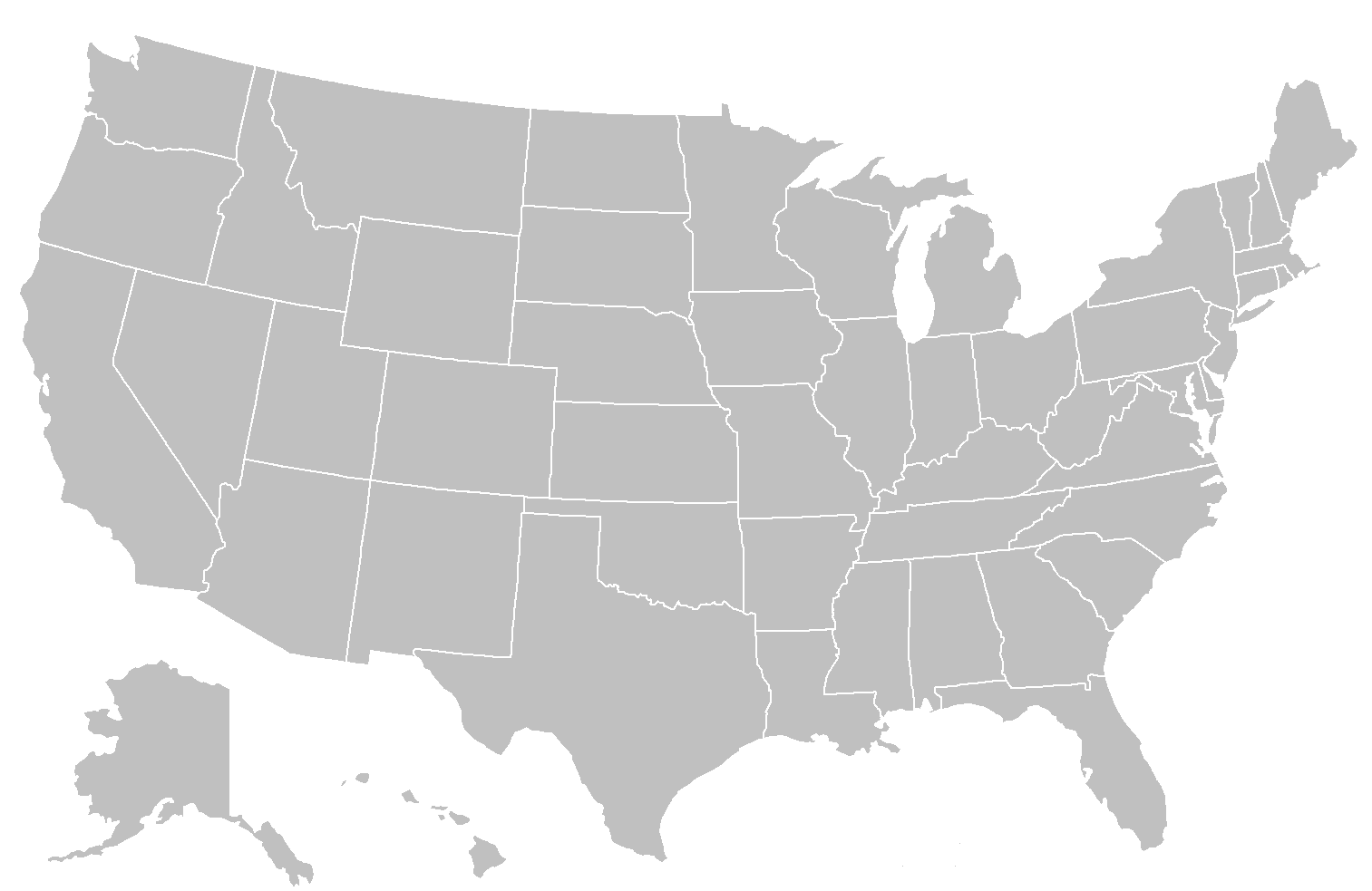 Map of the United States